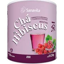 Power Tea Hibiscus Sabor Uva 200g
