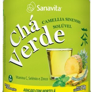 Power Tea Chá verde Abacaxi com Hortelã