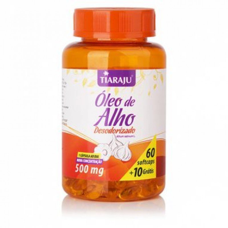 ÓLEO DE ALHO DESODORIZADO 60 CÁPSULAS