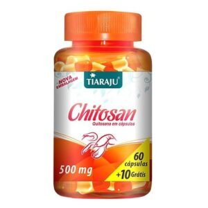 CHITOSAN 500MG 60 CÁPSULAS + 10 GRÁTIS